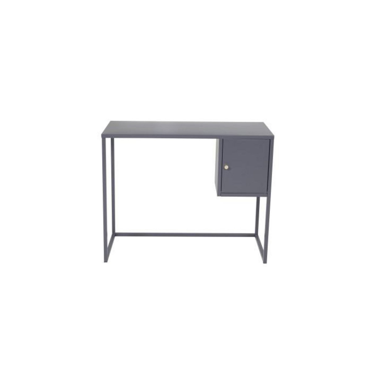 Paris Prix Bureau Design Avec Porte  Bakal  95cm Gris Clair