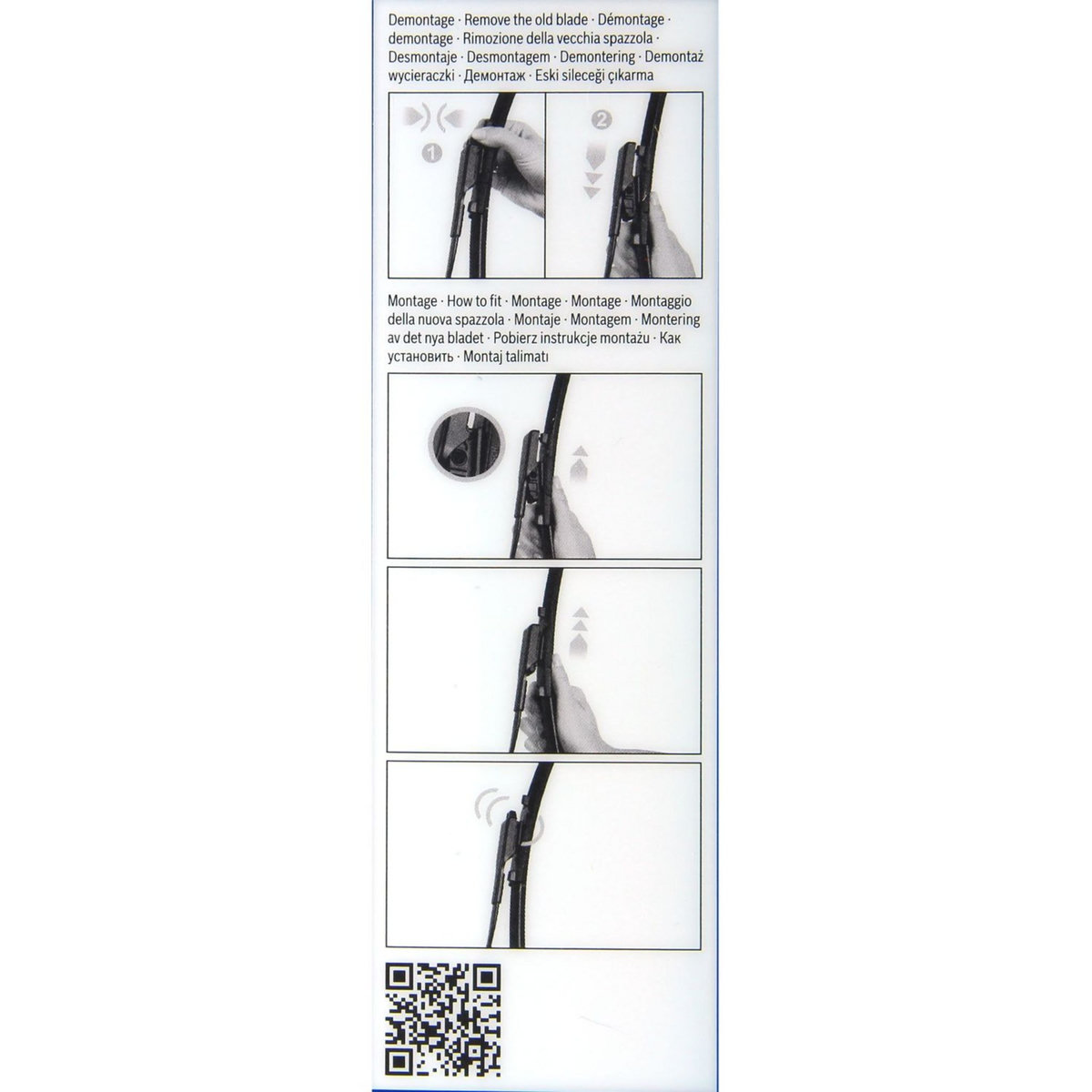 BOSCH Kit balai d'essuie-glace endurance BOSCH N°E131