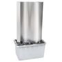 Voir la diapositive 3 : VIDAXL Fontaine de jardin Argente 60,2x37x122,1 cm Acier inoxydable