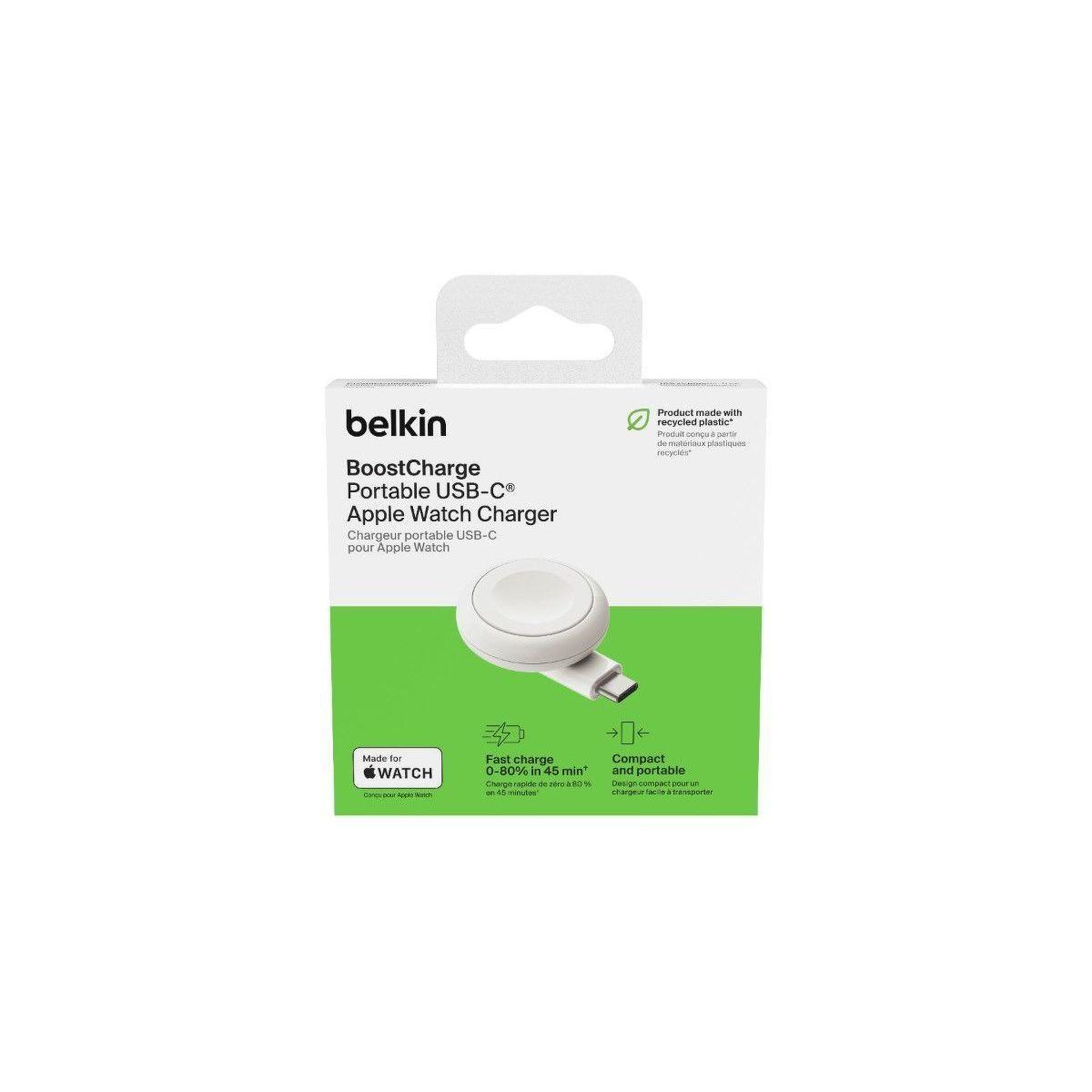 Voir la diapositive 3 : Belkin Chargeur dongle de charge rapide pour apple watch