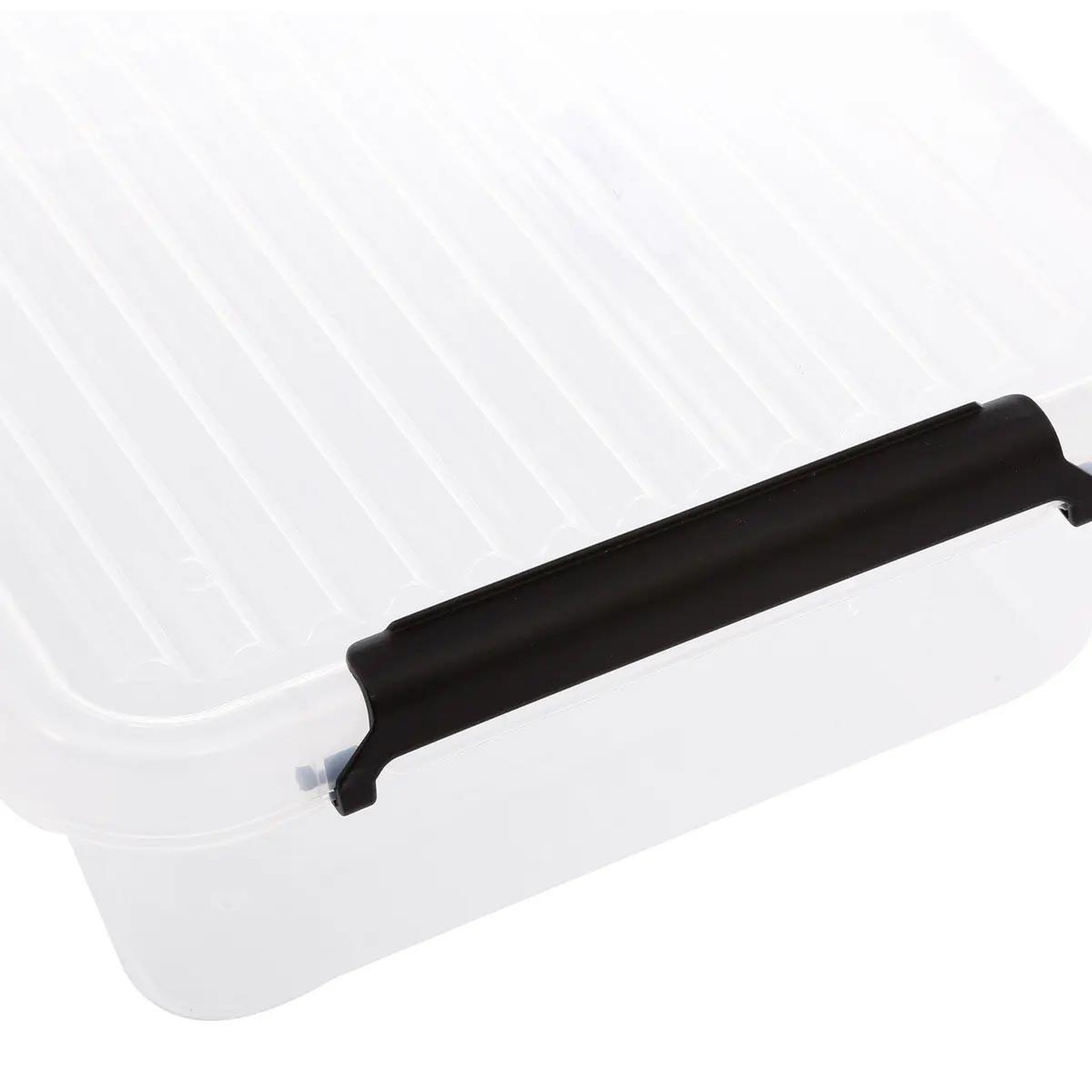 Voir la diapositive 3 : FIVE Boîte de rangement  clip  8,5l transparent