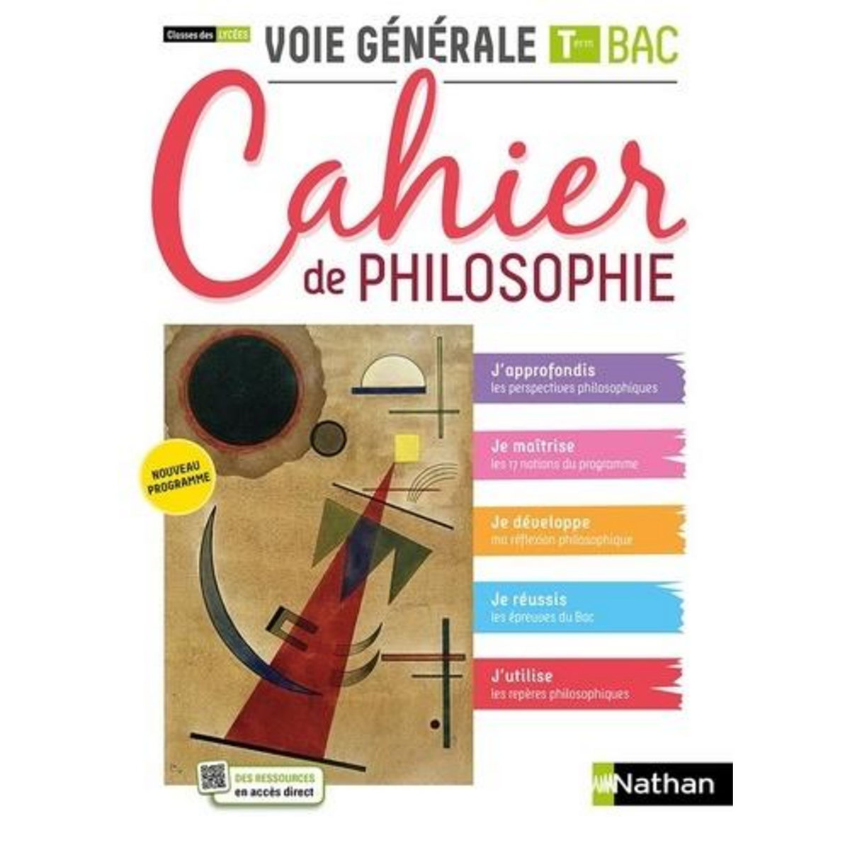 CAHIER DE PHILOSOPHIE CLASSES DES LYCEES VOIE GENERALE TLE BAC. EDITION 2021, Rosenberg Patrice