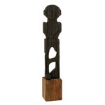 Paris Prix Statue Déco en Bois  Mara  107cm Noir