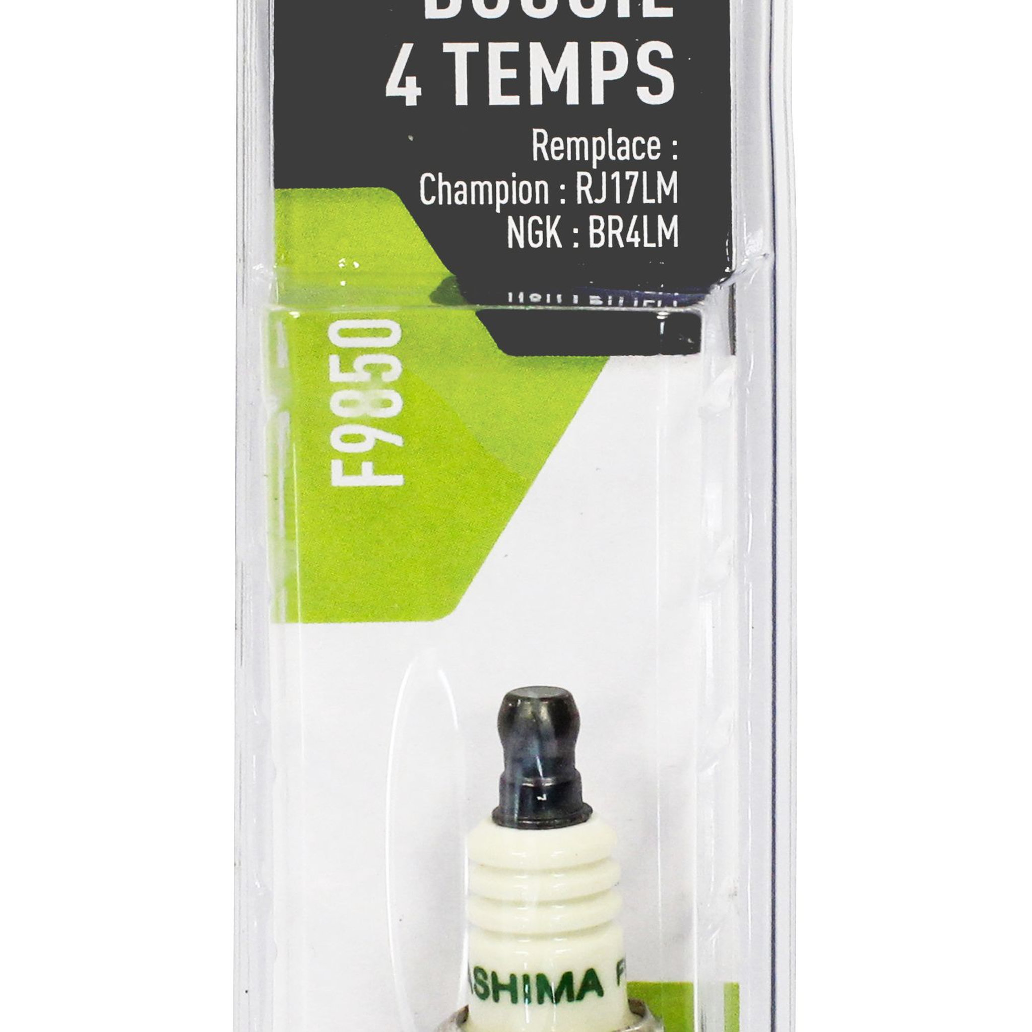 GARDY PARTS Bougie adaptable de jardin sur moteur 4 temps - Vilebrequin horizontal