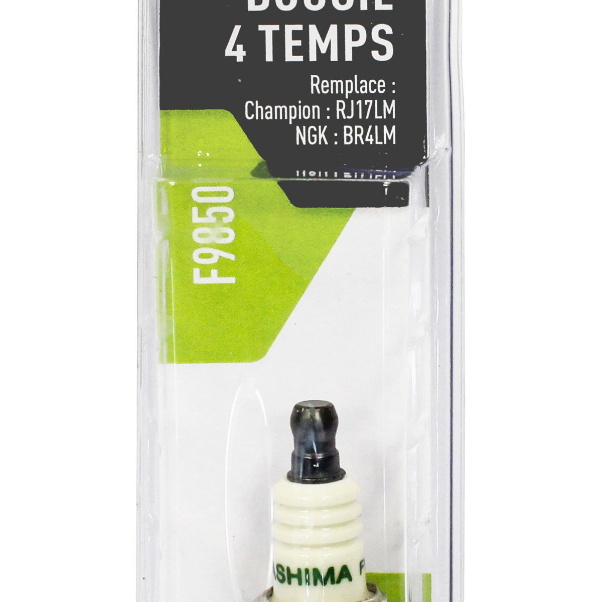 GARDY PARTS Bougie adaptable de jardin sur moteur 4 temps - Vilebrequin horizontal