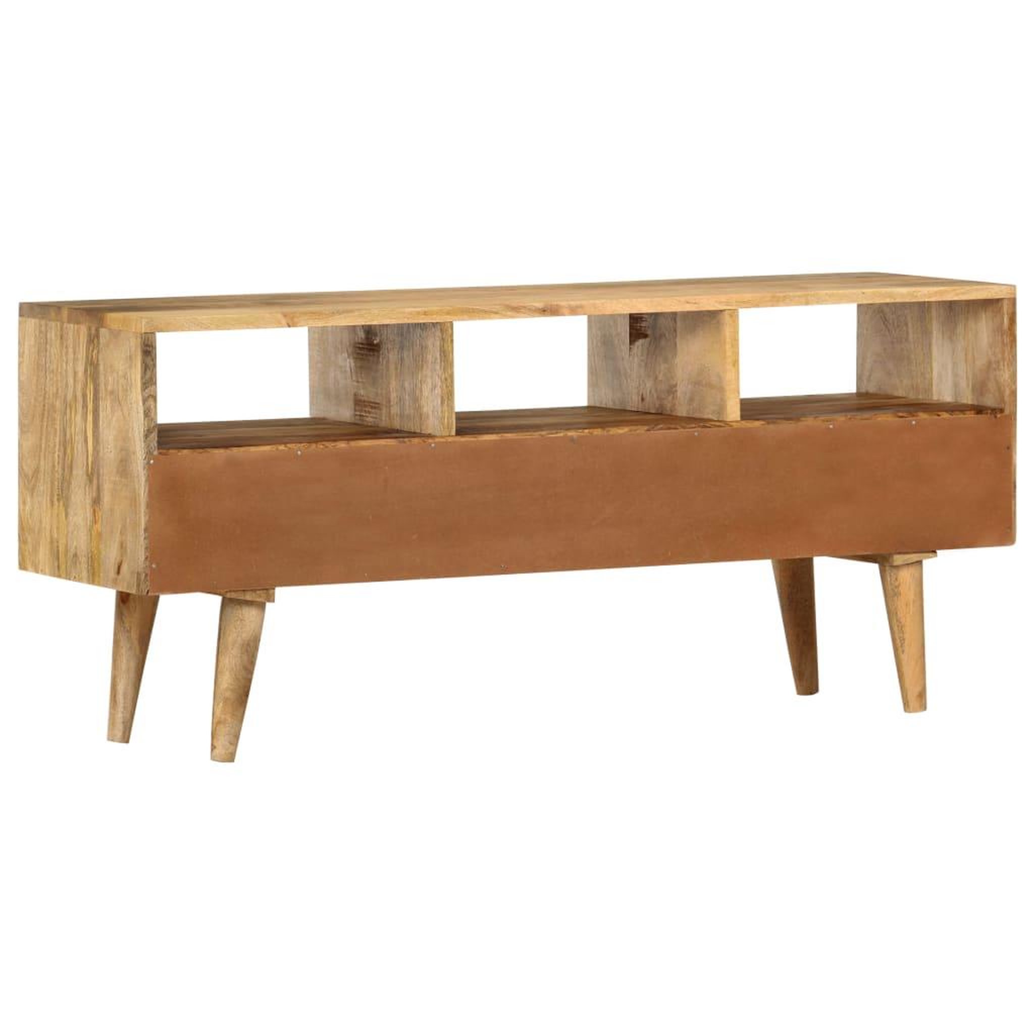Voir la diapositive 3 : VIDAXL Meuble TV 110x36x50 cm Bois massif de manguier