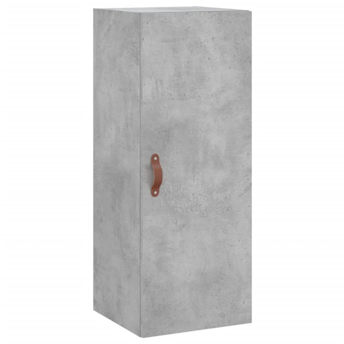 VIDAXL Buffet haut Gris beton 34,5x34x180 cm Bois d'ingenierie