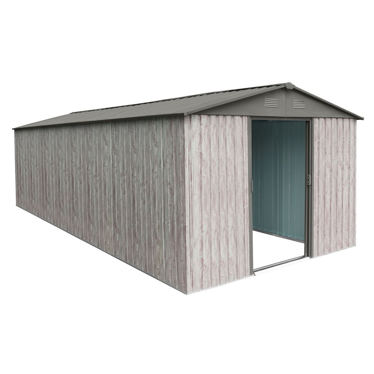 X Métal Abri de jardin métal - 13,6m² - WOODTOUCH