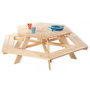 Voir la diapositive 1 : Pinolino Ensemble Table et Chaises  Nicki 6 places Bois massif L 162 x P 162 x H 50