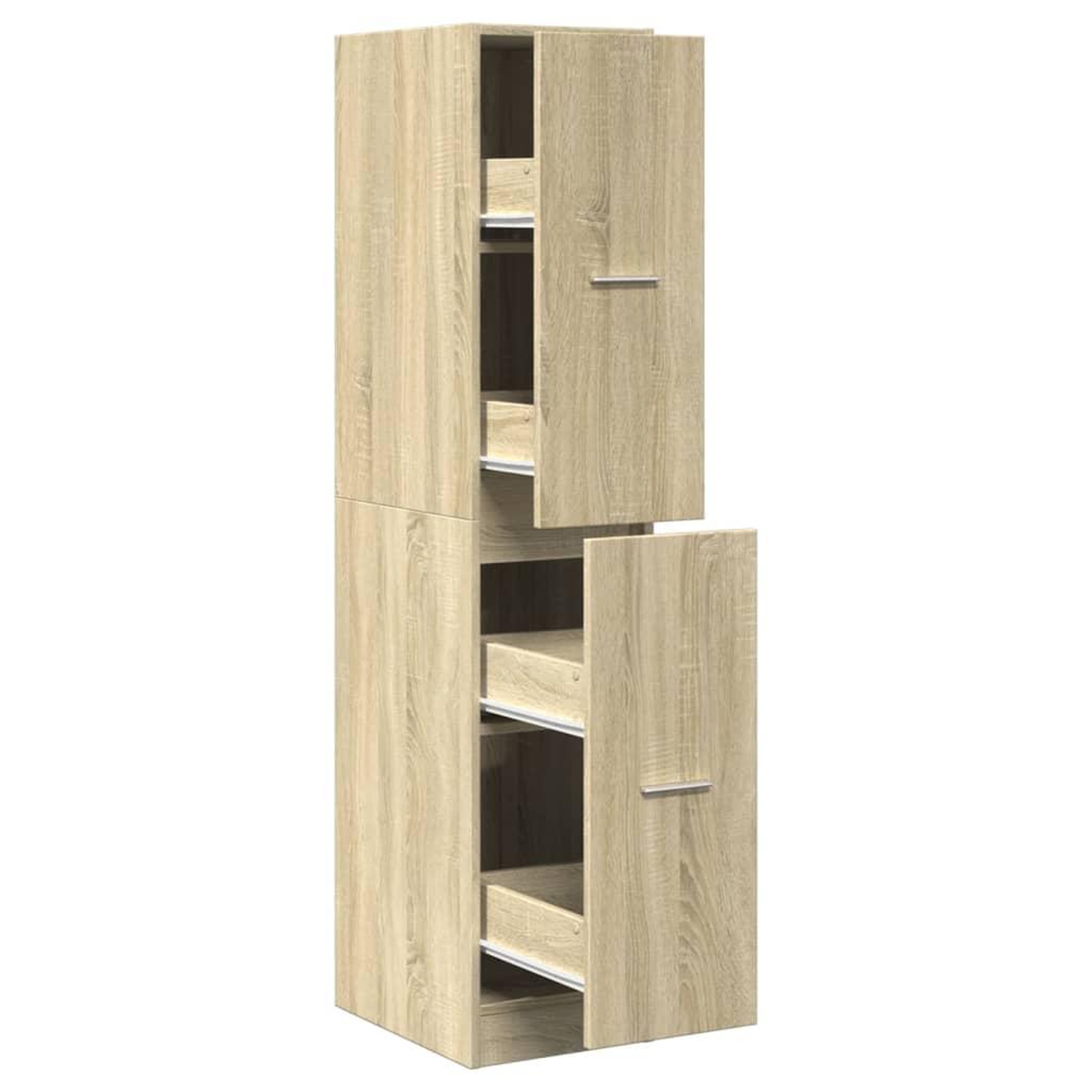 Voir la diapositive 2 : VIDAXL Armoire d'apothicaire chene sonoma bois d'ingenierie