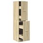 Voir la diapositive 2 : VIDAXL Armoire d'apothicaire chene sonoma bois d'ingenierie