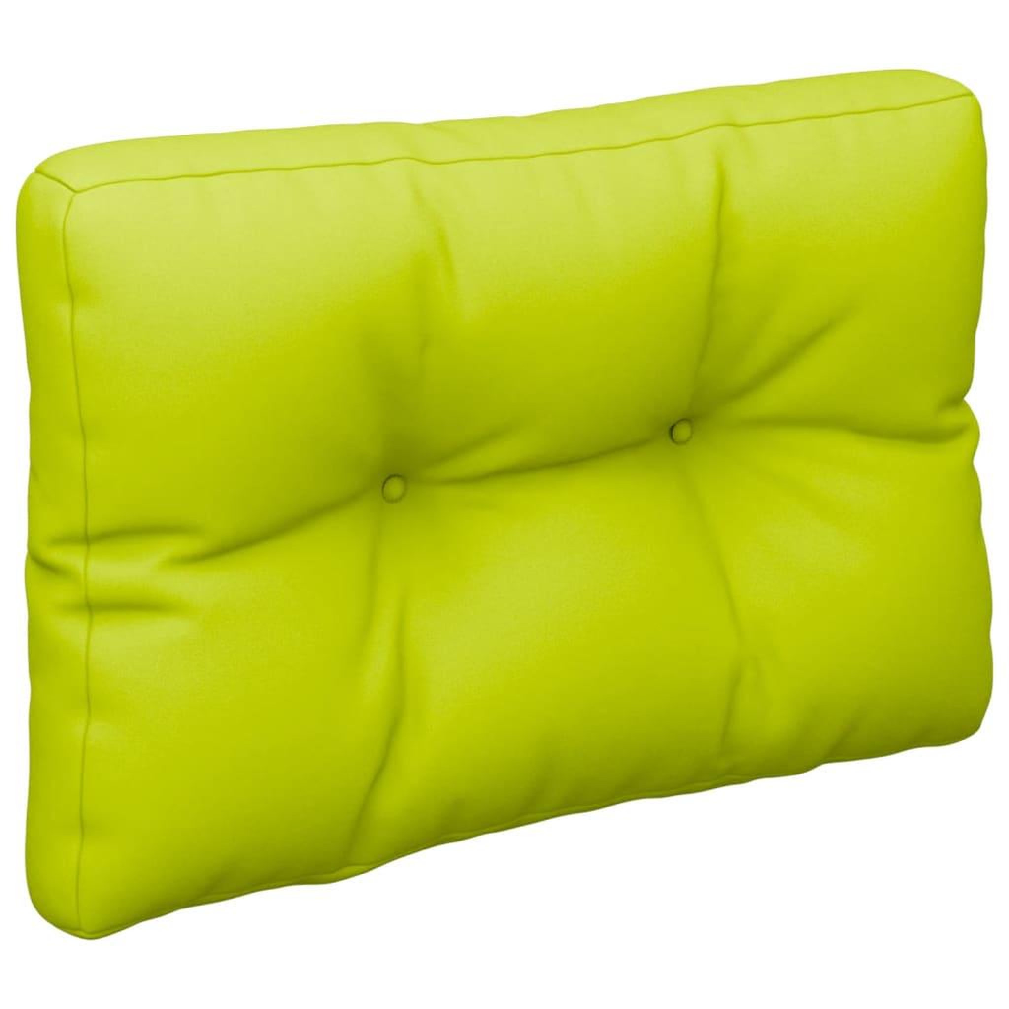 Voir la diapositive 5 : VIDAXL Coussins de palette lot de 2 vert vif tissu