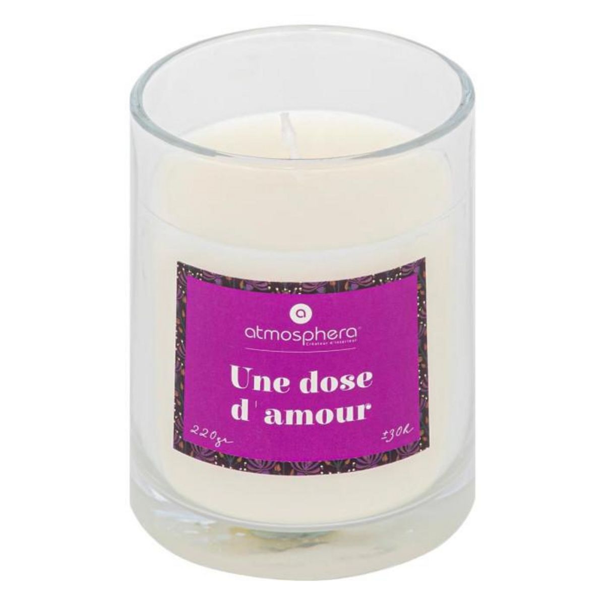 ATMOSPHERA Bougie Parfumée Avec Bijou  Mily  220g Fruits Rouges