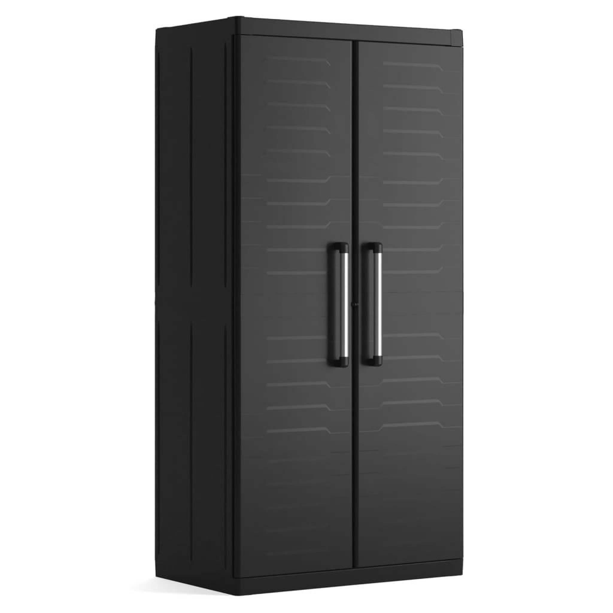Voir la diapositive 2 : Keter Keter Armoire de rangement haute Detroit XL Noir