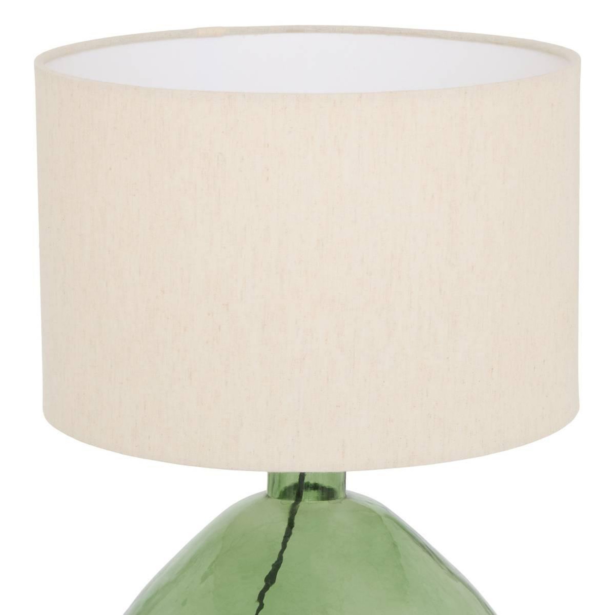 Voir la diapositive 2 : ATMOSPHERA Lampe à Poser Design  Melly  55cm Vert