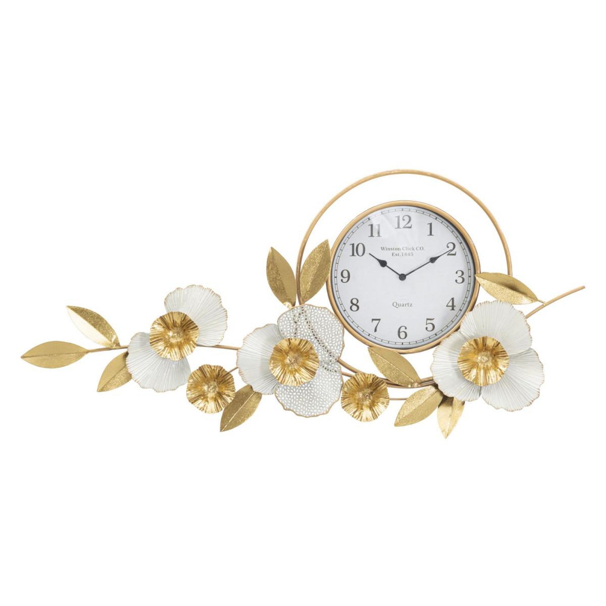Paris Prix Horloge murale en métal  flow  92cm or