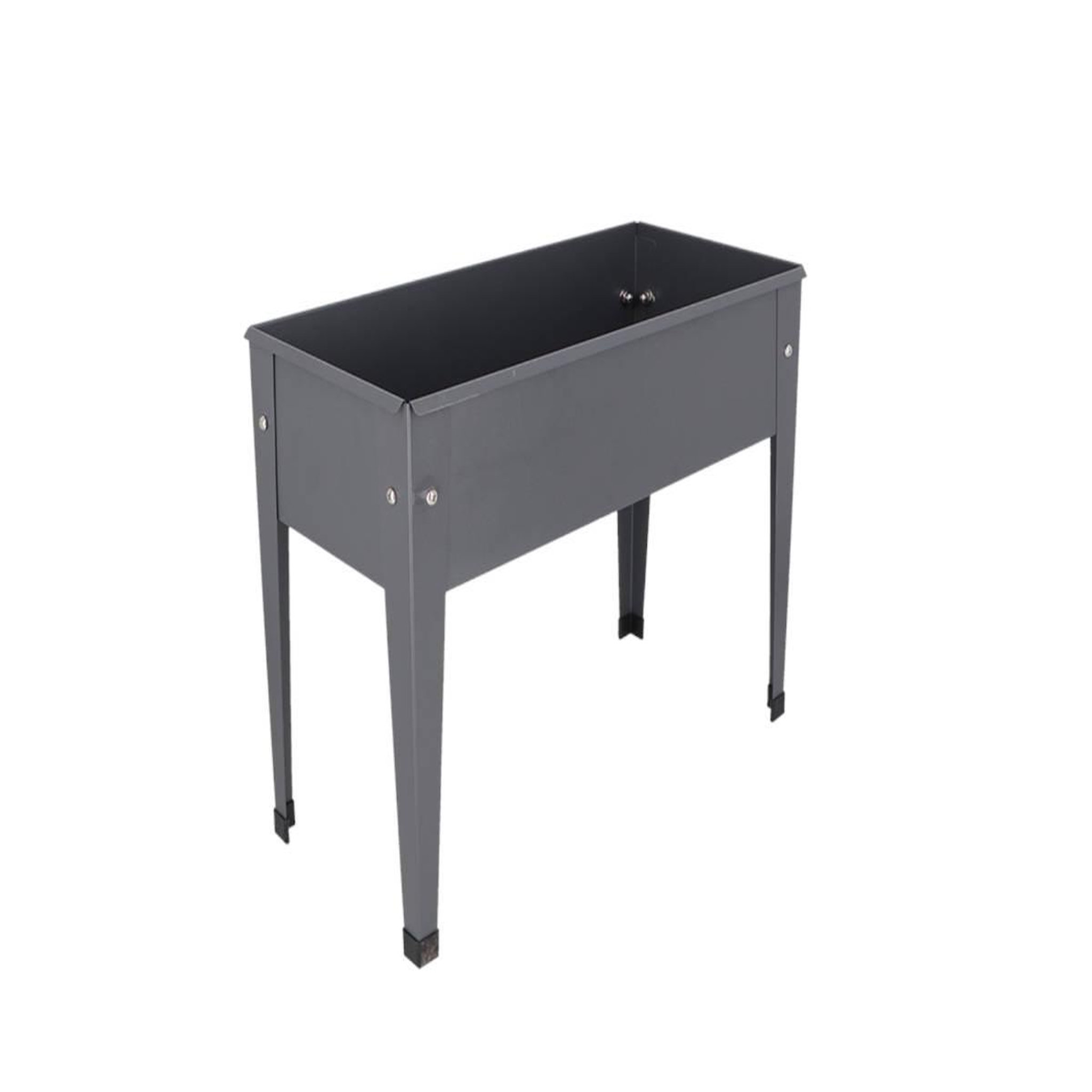 Voir la diapositive 5 : ESSCHERT DESIGN Carré potager en métal anthracite s - esschert design