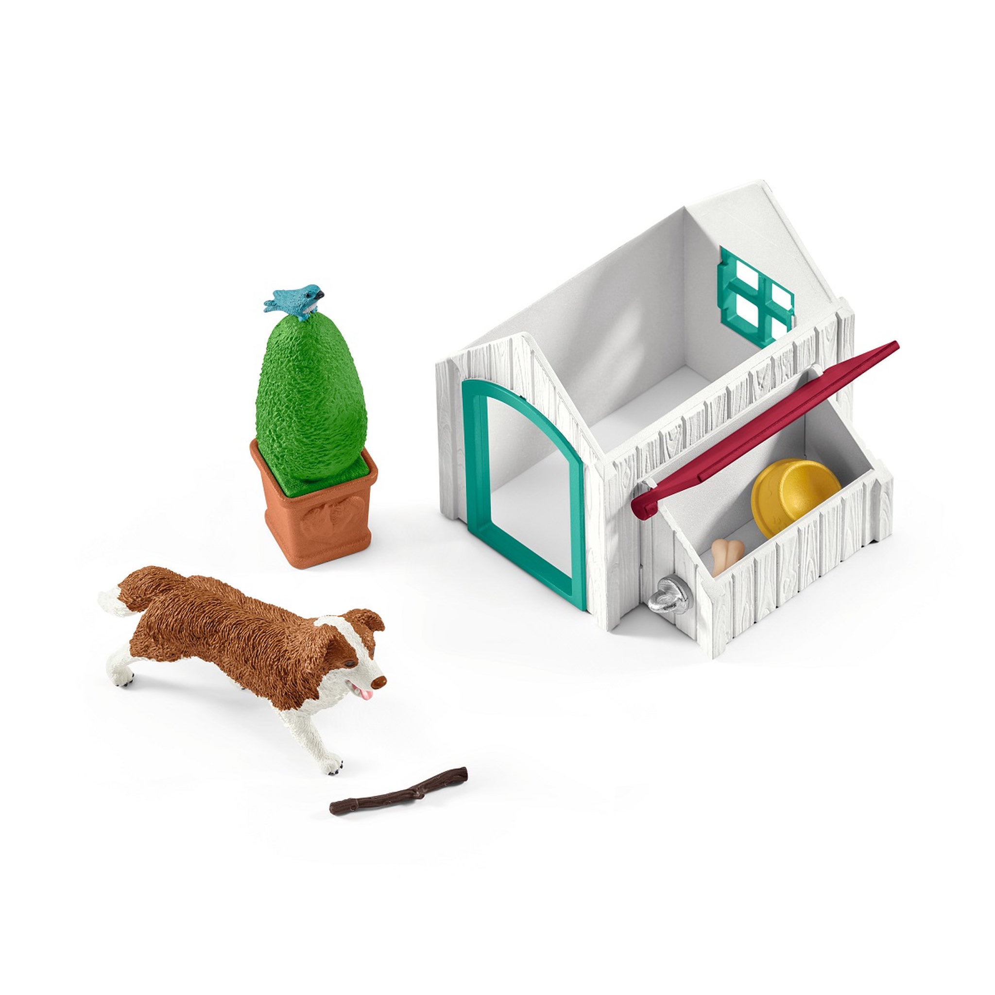 Voir la diapositive 3 : Schleich Chevaux invités d'Hannah avec la chienne Ruby de l'univers Horse club