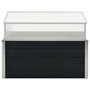 Voir la diapositive 3 : VIDAXL Serre Anthracite 100x100x77 cm Acier galvanise