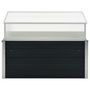 Voir la diapositive 3 : VIDAXL Serre Anthracite 100x100x77 cm Acier galvanise