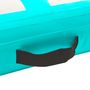 Voir la diapositive 5 : VIDAXL Tapis gonflable de gymnastique avec pompe 400x100x15cm PVC Vert