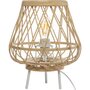 ATMOSPHERA Lampe à poser en bambou Ritual - H. 31 cm - Beige