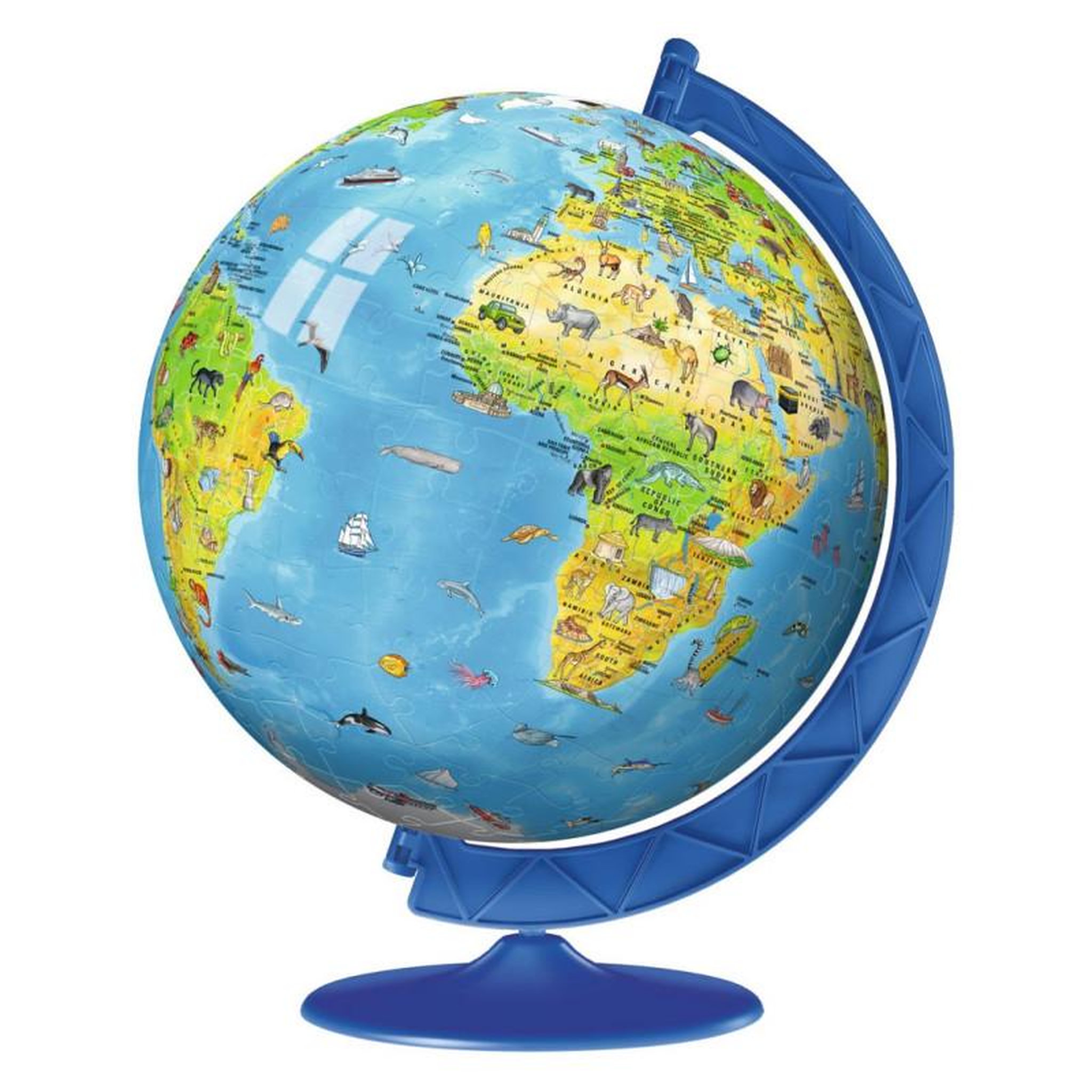 Voir la diapositive 2 : RAVENSBURGER RAVENSBURGER XXL 3D Kids Globe, 180st.