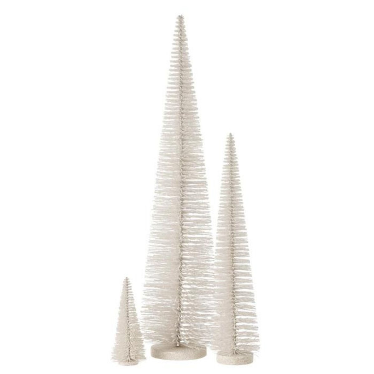 Paris Prix Sapin de Noël Déco Pailleté  Josh  61cm Blanc
