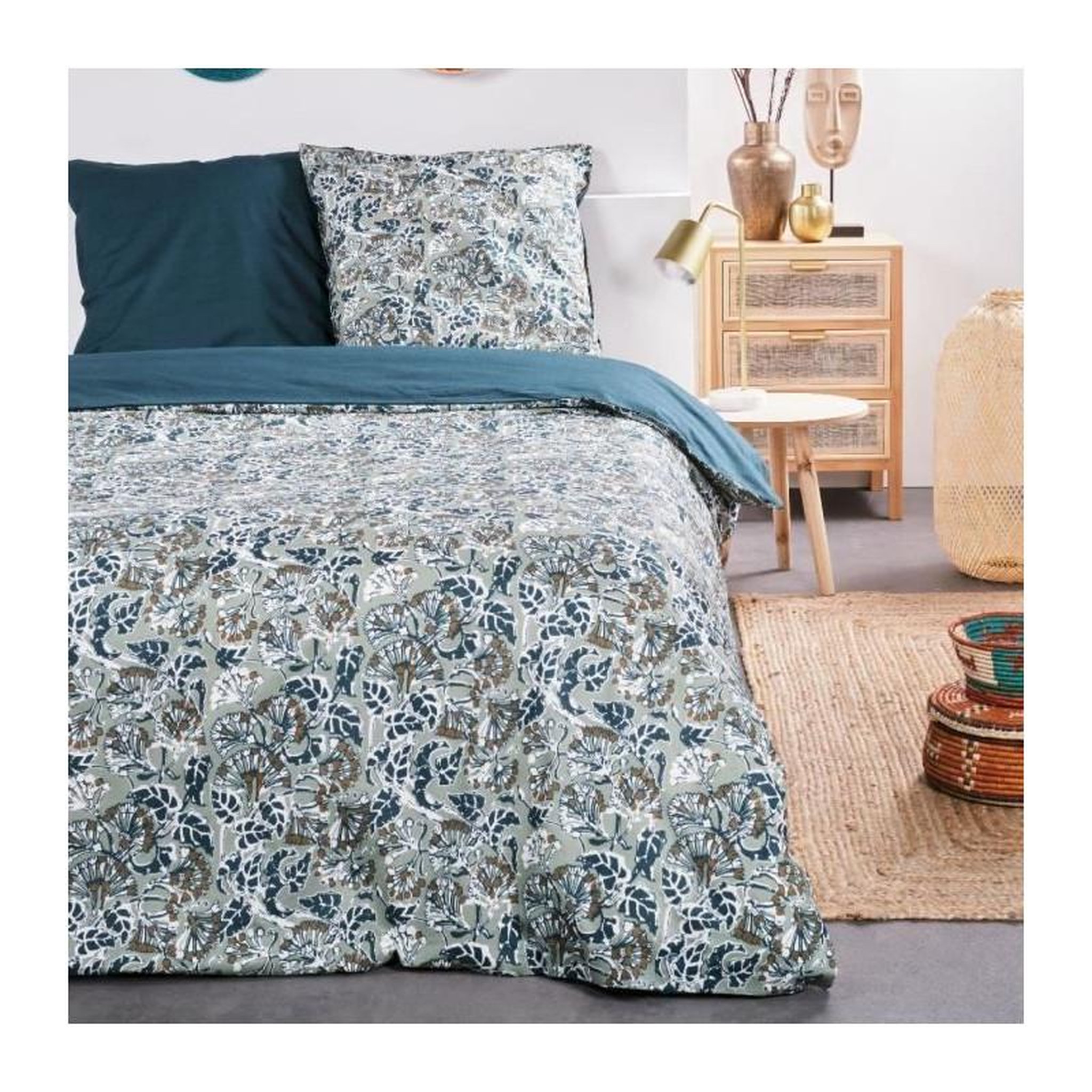 Today Parure de lit - TODAY - Sunshine - 116500 - 2 personnes - 220x240 cm - Coton - Imprimé 9.58