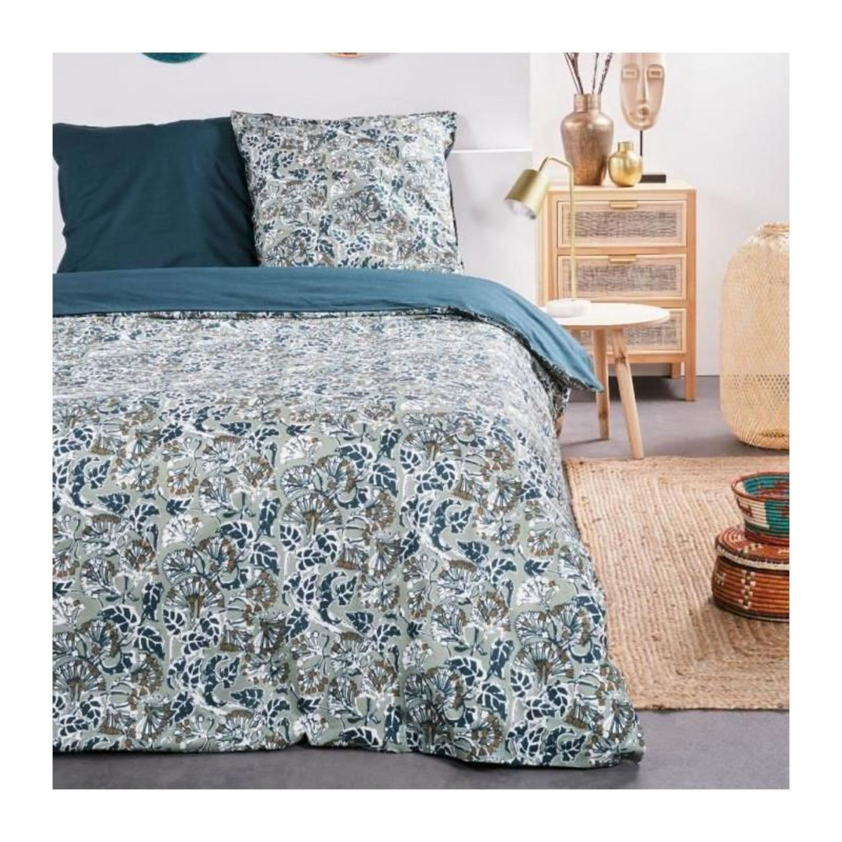 Today Parure de lit - TODAY - Sunshine - 116500 - 2 personnes - 220x240 cm - Coton - Imprimé 9.58