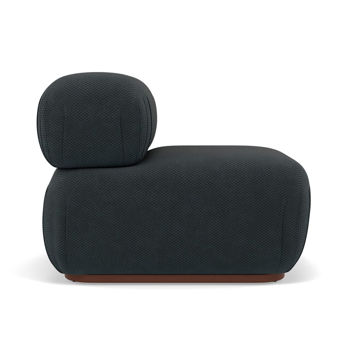 LISA DESIGN Penelope - module d'assise en velours texturé