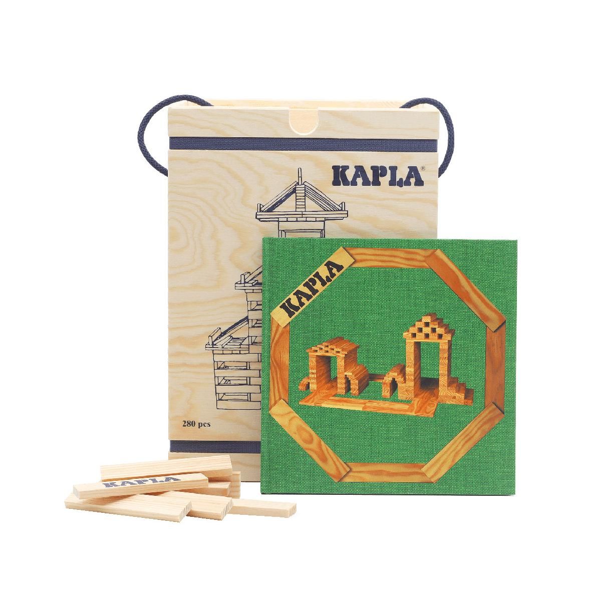 Kapla Mallette 280  avec livre Vert