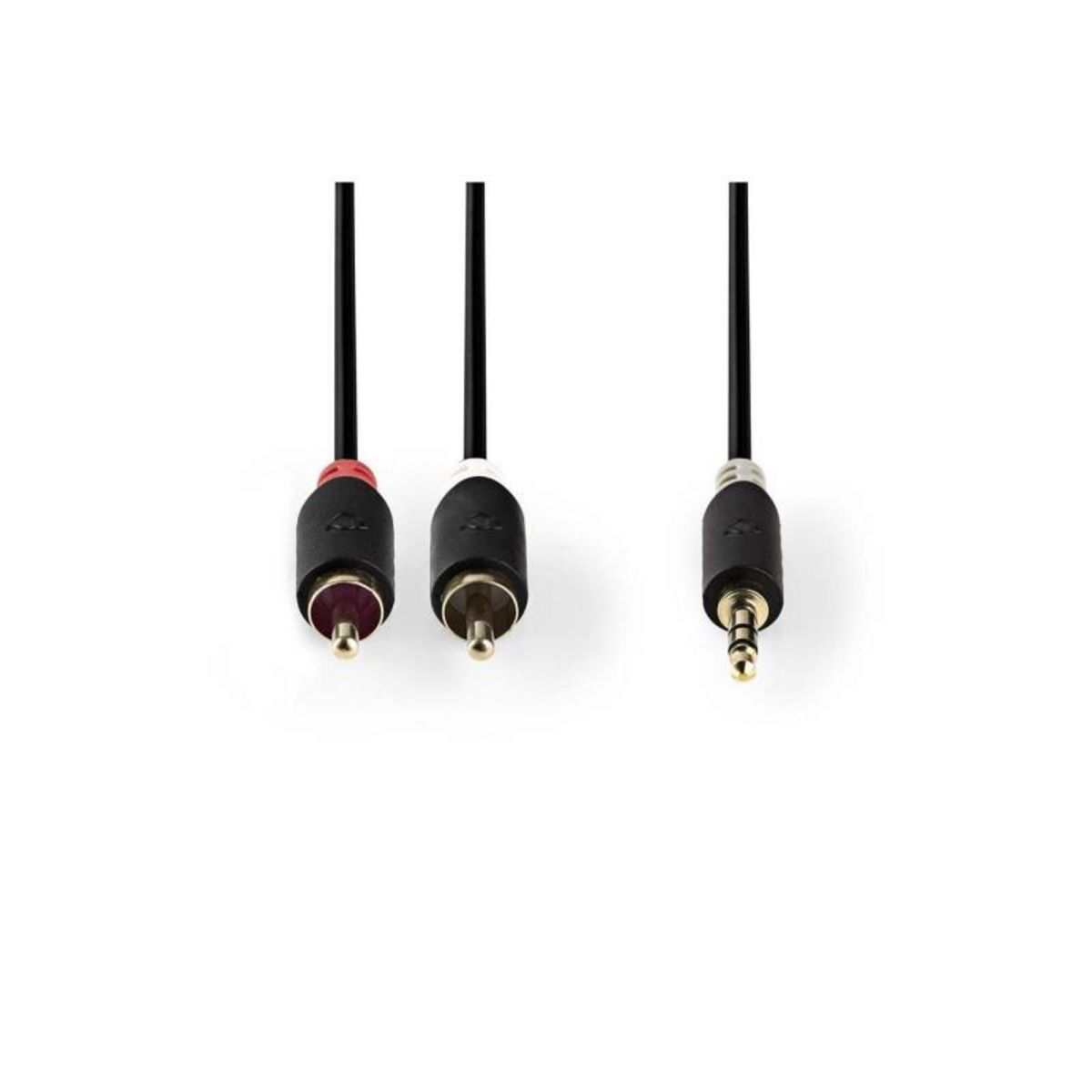 NEDIS Câble audio stéréo | 3.5 mm Mâle | 2x RCA Male | Plaqué or | 3.00 m | R NEDIS - CABW22200AT30