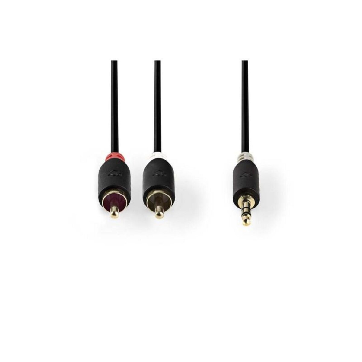 NEDIS Câble audio stéréo | 3.5 mm Mâle | 2x RCA Male | Plaqué or | 3.00 m | R NEDIS - CABW22200AT30