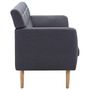 Voir la diapositive 4 : VIDAXL Canape a 3 places Revetement en tissu 172x70x82 cm Gris fonce