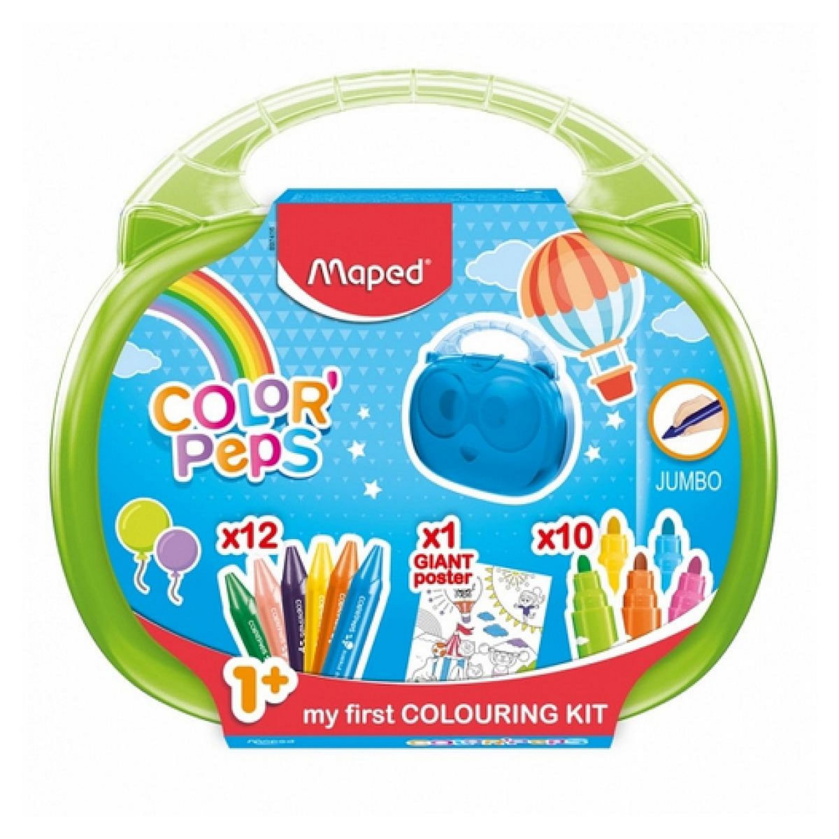 MAPED coffret cadeau de stylos et crayons Boîte en plastique