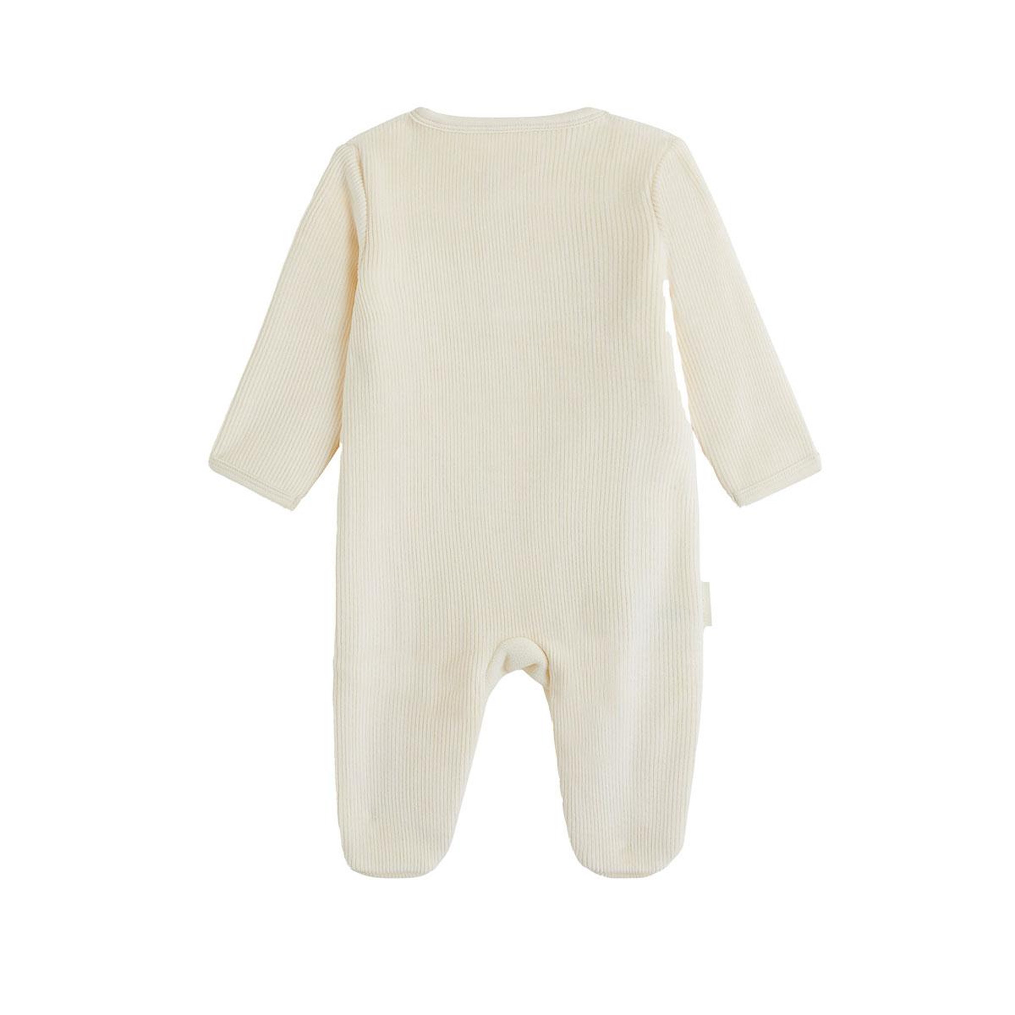 Voir la diapositive 2 : PETIT BEGUIN Pyjama bébé en velours ouverture pont Neige