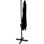 Voir la diapositive 3 : Habitat et Jardin Parasol jardin déporté  Soleil  - Carré - 2.5 x 2.5 m - Noir + Dalles à lester incluses