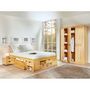 Voir la diapositive 6 : Paris Prix Lit Multi-Rangements  Clark  180x200cm Naturel