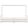 Voir la diapositive 5 : VIDAXL Cadre de lit pour enfants blanc 80x200 cm bois de pin massif