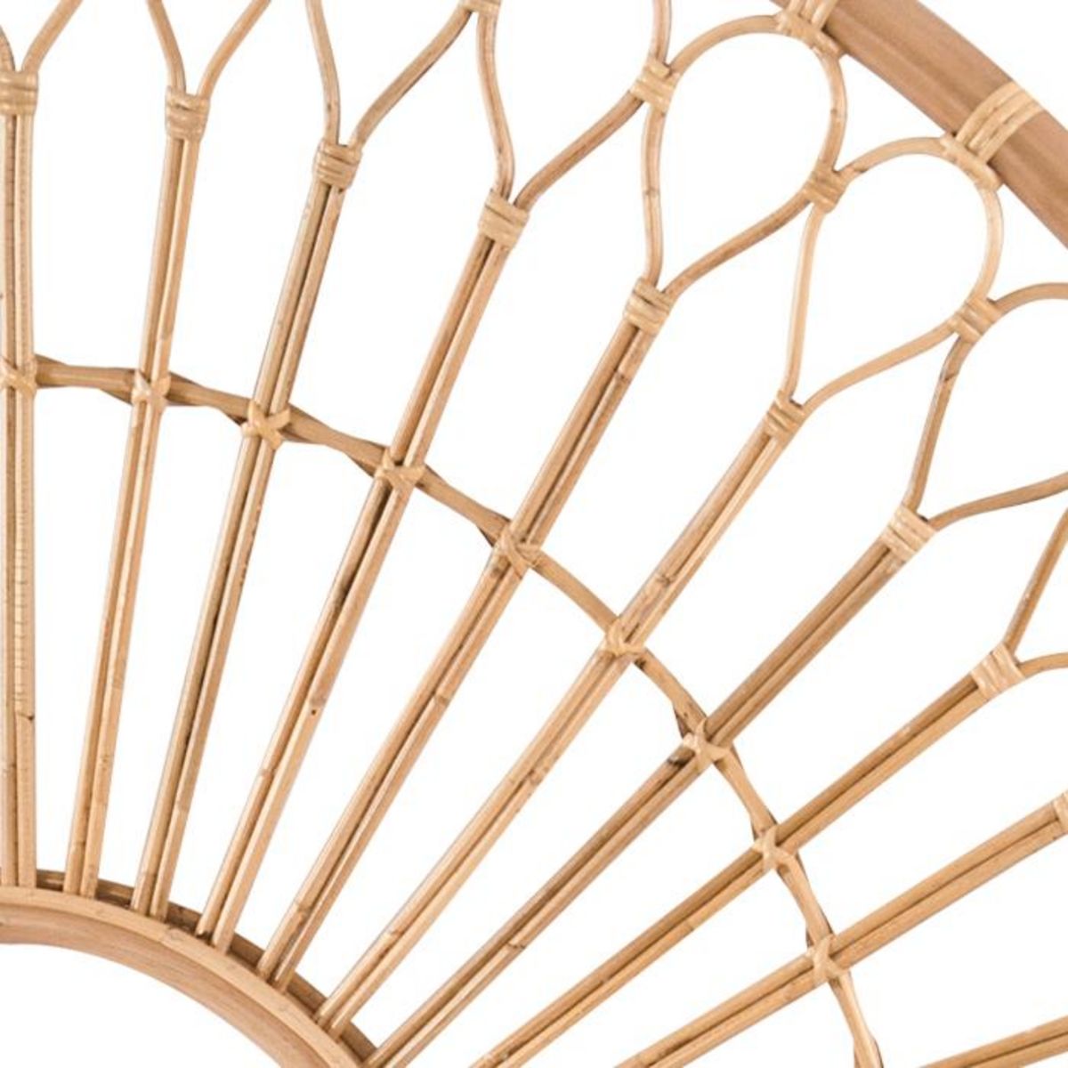Rendez vous déco Tête de lit 140 cm en rotin - Bahia