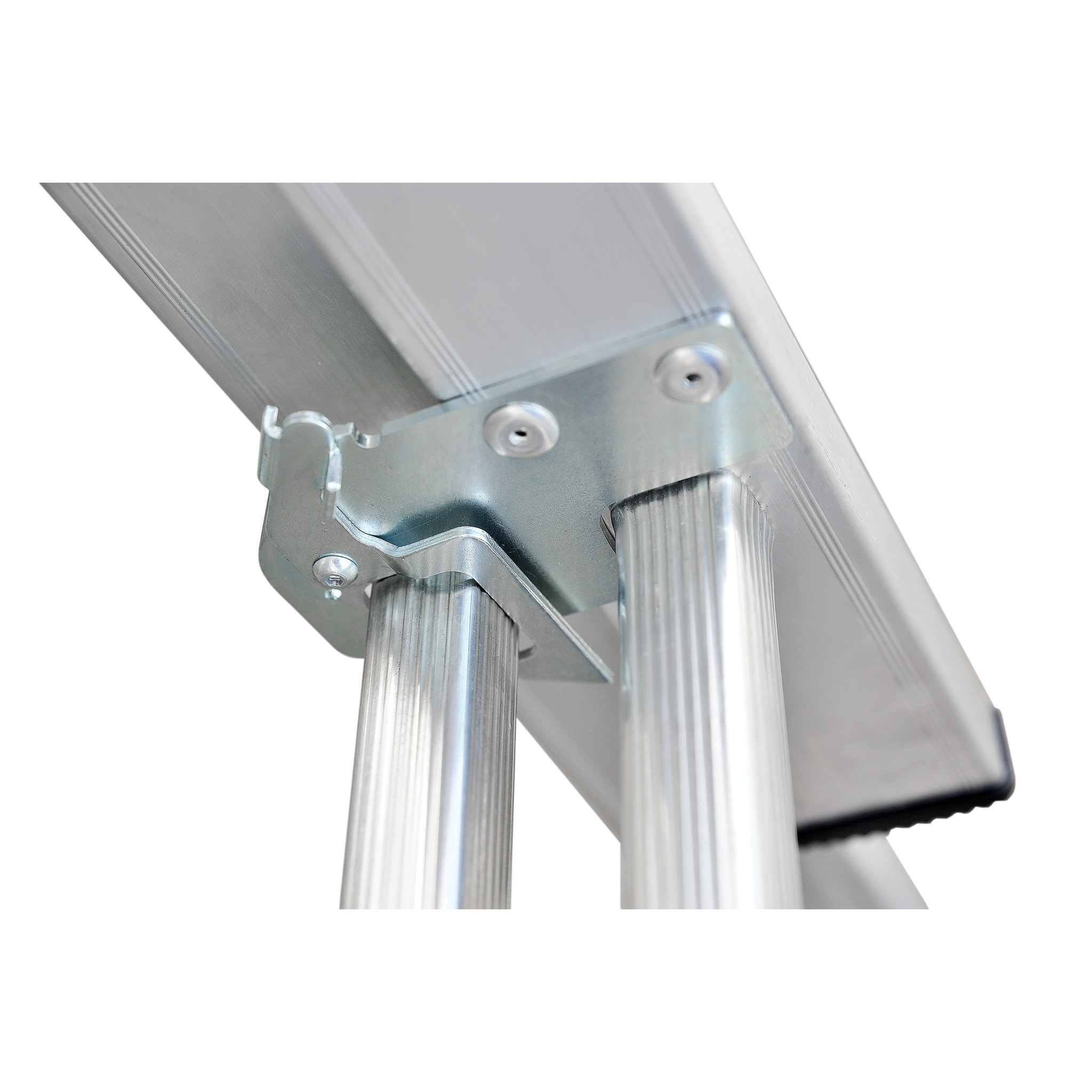 Voir la diapositive 6 : HAILO Echelle 3 plans 5m70 en aluminium base évasée - PREMIUM
