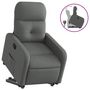 Voir la diapositive 2 : VIDAXL Fauteuil inclinable Gris fonce Tissu