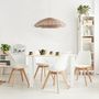 Voir la diapositive 2 : Lumisky Suspension intérieur ALBA NATURAL Beige Fibre naturelle D80CM