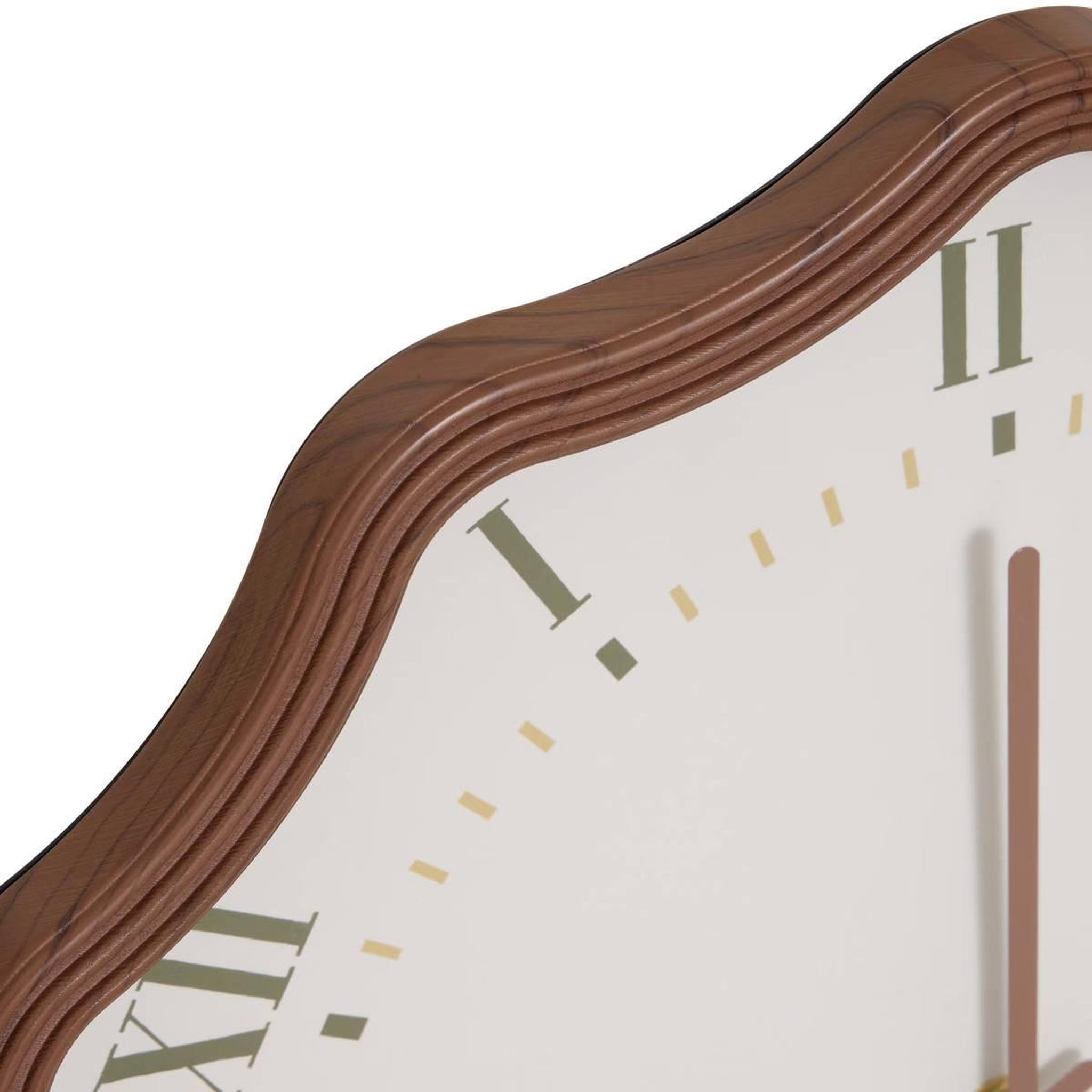Voir la diapositive 2 : ATMOSPHERA Horloge murale vintage  mona  38cm marron