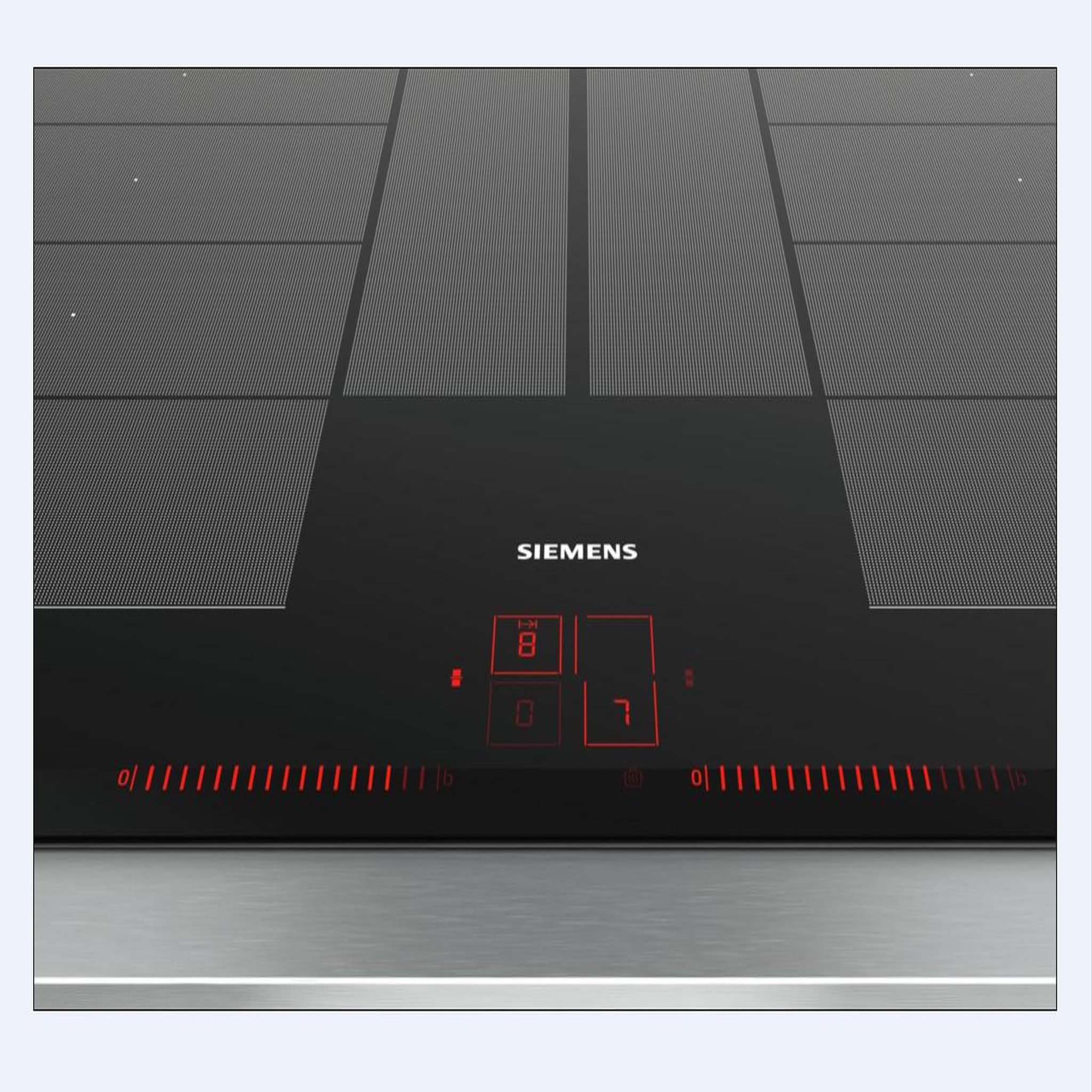 Voir la diapositive 4 : Siemens Table de cuisson induction 80cm 4 feux 7400w - ex851lyc1f