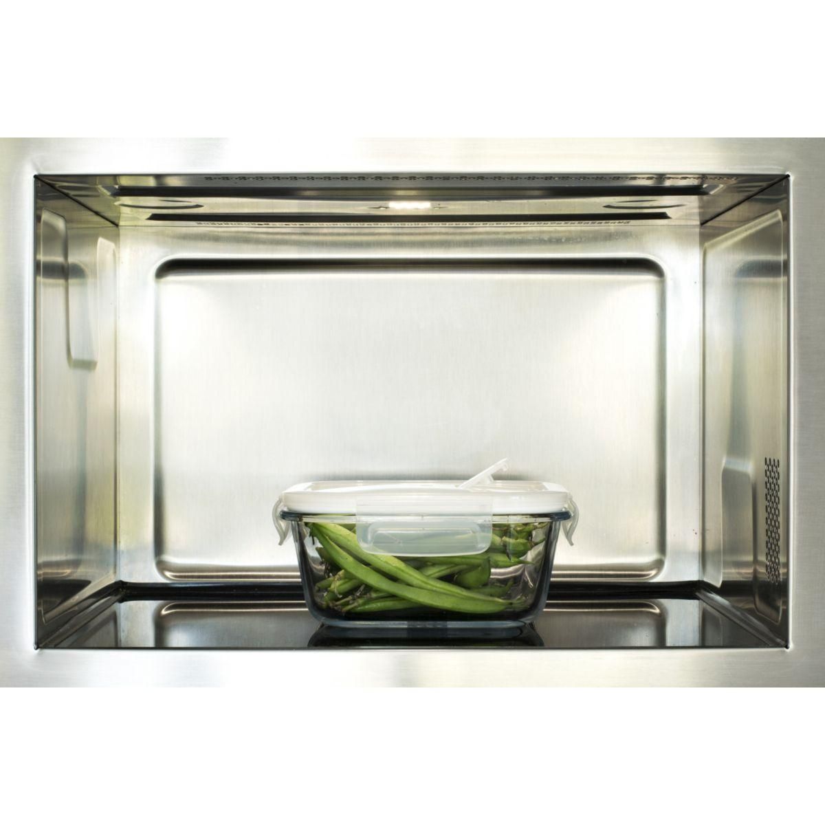 PEBBLY Boîte hermétique CARREE EN VERRE  0.8L