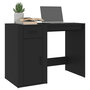 Voir la diapositive 4 : VIDAXL Bureau Noir 100x49x75 cm Bois d'ingenierie