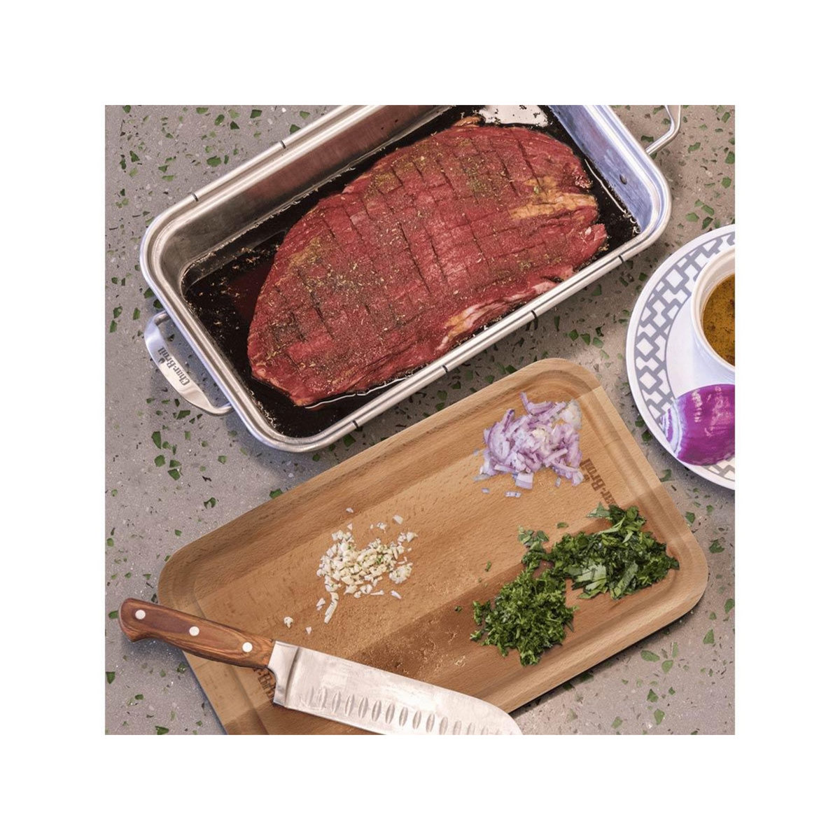 CHAR-BROIL Plat à rôtir et planche à découper Grill+ - Char-Broil