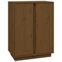 Voir la diapositive 2 : VIDAXL Buffet Marron miel 60x35x80 cm Bois massif de pin